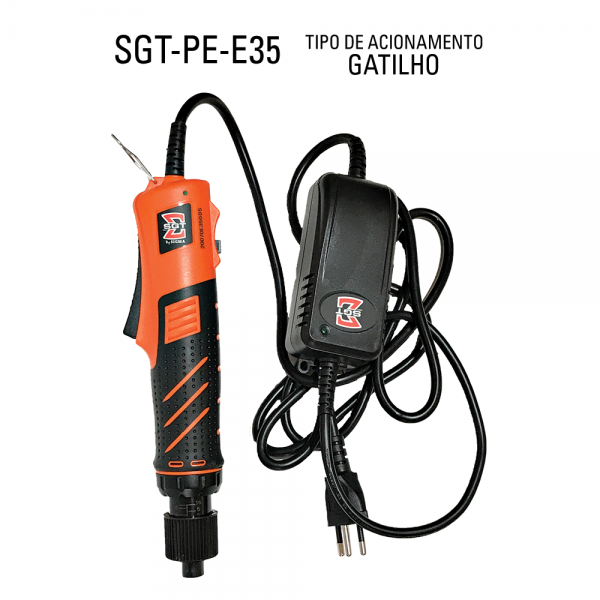 SGT-PE-E35 - PARAFUSADEIRA ELÉTRICA SEMI-AUTOMÁTICA  (0,3 A 3,5 NM) C/FONTE
