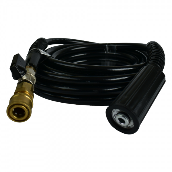 MANGUEIRA TRAMA NYLON (M22/14 X ENGATE RÁPIDO) PARA LAVADORAS ALTA PRESSÃO - 7 METROS