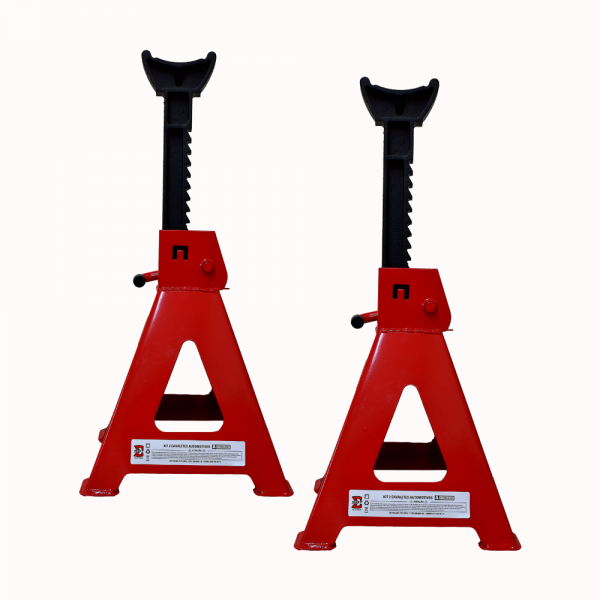 KIT 2 CAVALETES AUTOMOTIVOS 6 TONELADAS