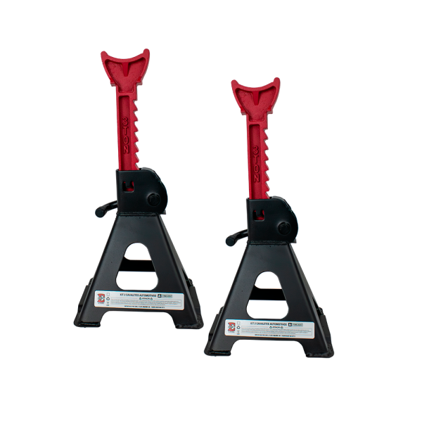 KIT 2 CAVALETES AUTOMOTIVOS 3 TONELADAS