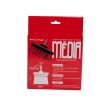 ESCOVA DE LIMPEZA PARA ESTOFADOS MÉDIA 120MM-M14 P FURADEIRA E POLITRIZ (VERMELHA) - Image 5