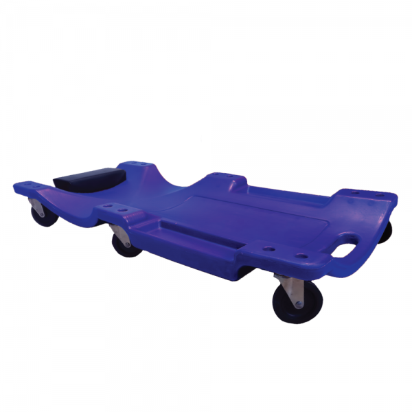 CARRO ESTEIRA PARA MECÂNICO COM ENCOSTO 150KG AZUL