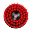 ESCOVA DE LIMPEZA PARA ESTOFADOS MÉDIA 120MM-M14 P FURADEIRA E POLITRIZ (VERMELHA) - Image 2