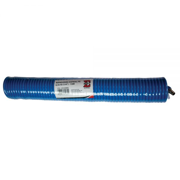 MANGUEIRA ESPIRAL PE 6,5X10 (1/4") - 15M
