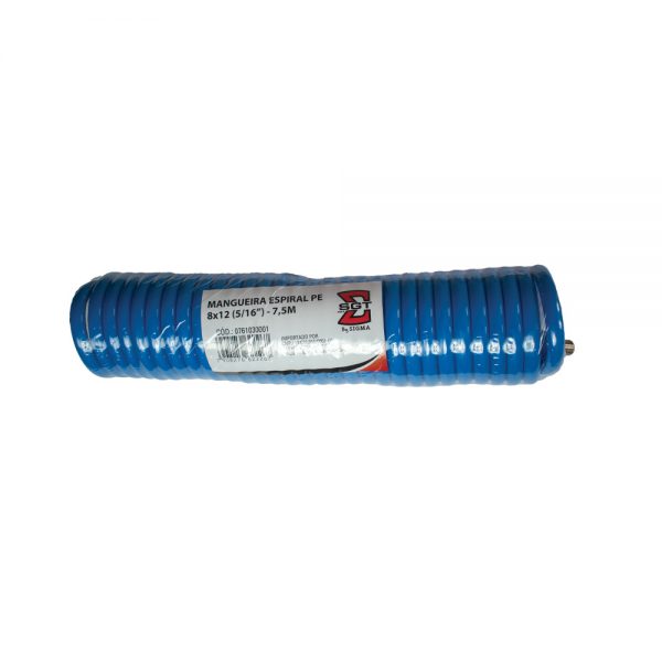 MANGUEIRA ESPIRAL PE 8X12 (5/16") - 7,5M
