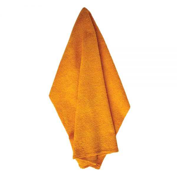 TOALHA EM MICROFIBRA SEM COSTURA USO GERAL 40X40 - LARANJA