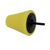 CONE DE POLIMENTO DE RODAS E CANTOS AMARELO MÉDIO 80MM - Image 3