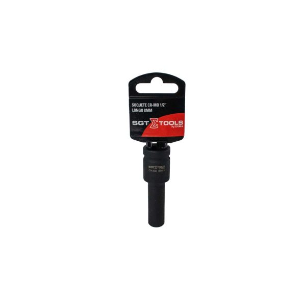 SOQUETE CR-MO 1/2" LONGO 8MM