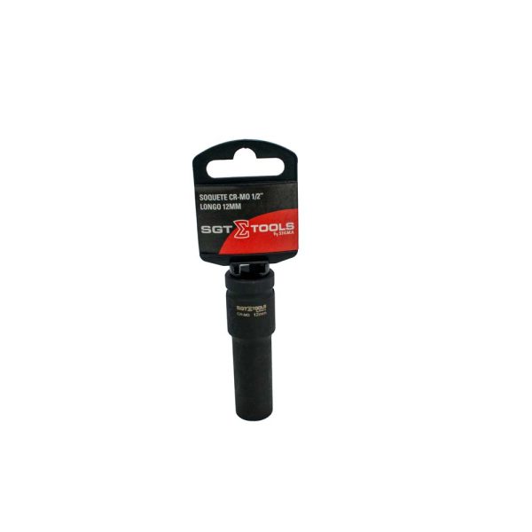 SOQUETE CR-MO 1/2" LONGO 12MM
