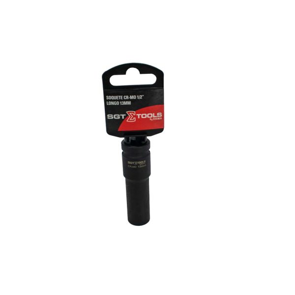 SOQUETE CR-MO 1/2" LONGO 13MM