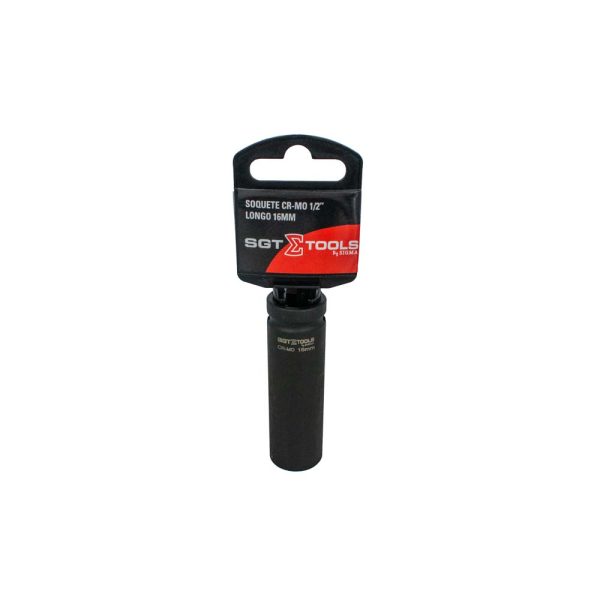 SOQUETE CR-MO 1/2" LONGO 16MM