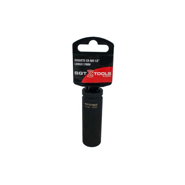 SOQUETE CR-MO 1/2" LONGO 17MM