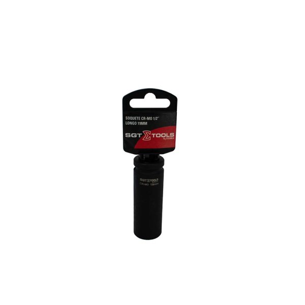 SOQUETE CR-MO 1/2" LONGO 19MM