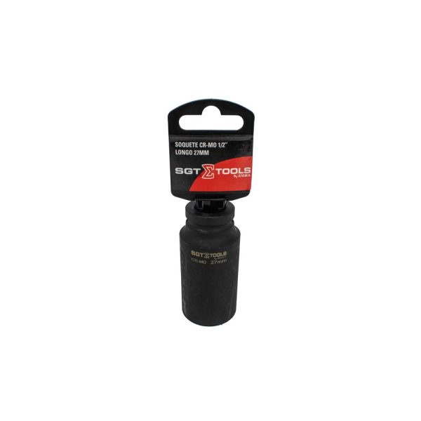 SOQUETE CR-MO 1/2" LONGO 27MM