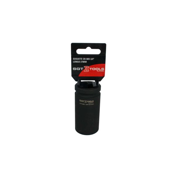 SOQUETE CR-MO 3/4" LONGO 27MM