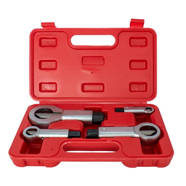 KIT DE FERRAMENTAS PARA CORTAR/REMOVER PORCAS DANIFICADAS (9MM A 27MM) - 4 PEÇAS