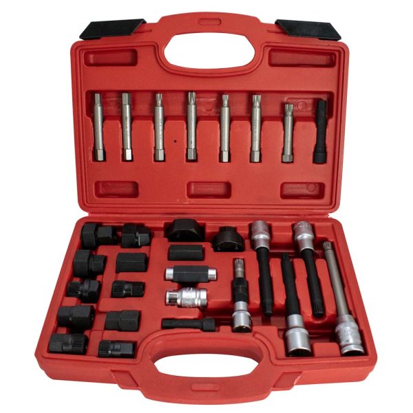 KIT DE FERRAMENTAS PARA POLIA DO ALTERNADOR - 30 PEÇAS