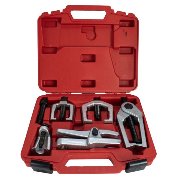 KIT DE EXTRATORES DE TERMINAIS DE DIREÇÃO E PIVÔS - 6 PEÇAS