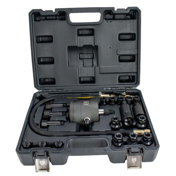 SGT-9812 - CONJUNTO DE FERRAMENTA PNEUMÁTICA COM 21 PEÇAS PARA EXTRAÇÃO DE BICO INJETOR DIESEL