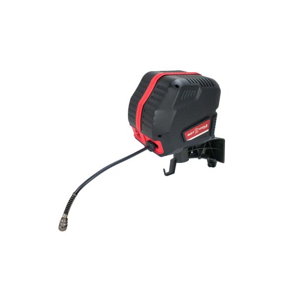 COMPRESSOR DE AR ISENTO DE ÓLEO COM CARRETEL ENROLADOR 10M - MANGUEIRA - 1,5HP - 6PCM