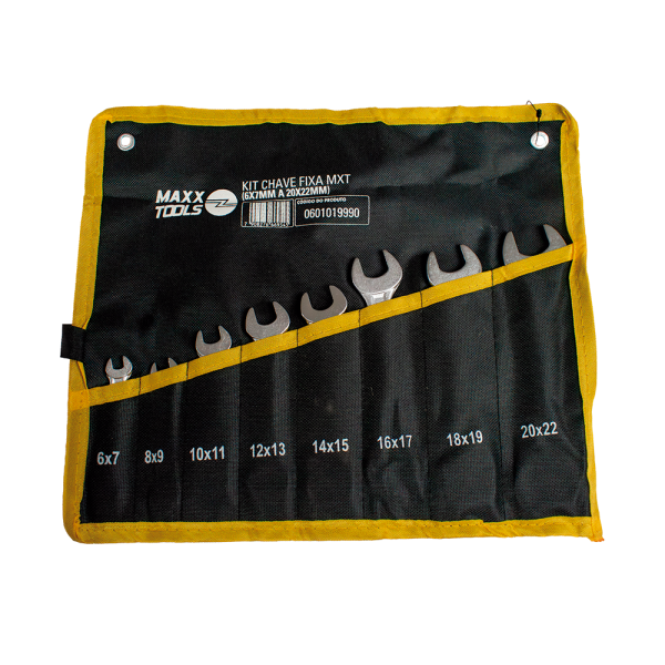 KIT CHAVE FIXA MXT (6X7MM A 20X22MM)
