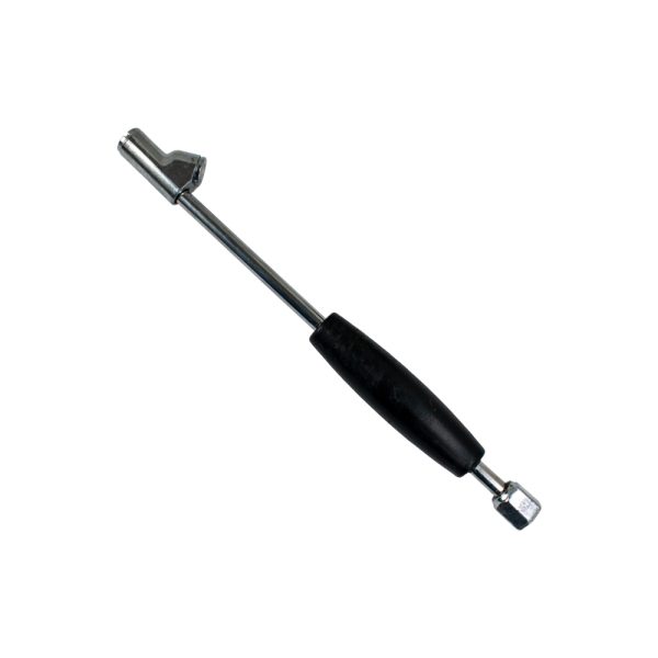 BICO INFLADOR DUPLO LONGO COM CABO EMBORRACHADO 1/4"