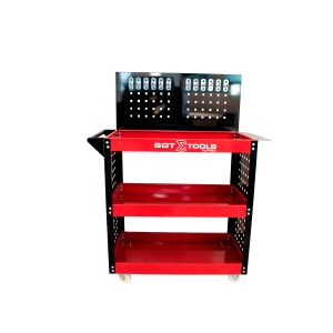 Carrinho Para Ferramentas Aço 3 Bandejas Com Painel - SGT TOOLS