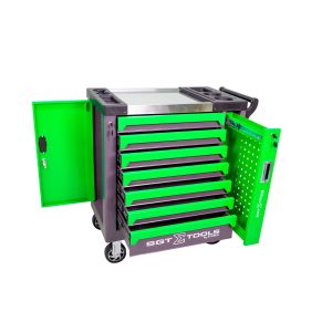 Carrinho De Ferramentas 7 Gavetas Verde - SGT TOOLS