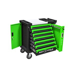 Carrinho De Ferramentas 7 Gavetas Verde - SGT TOOLS